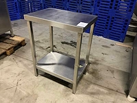 Rvs bijzettafel - afbeelding 1 van  4