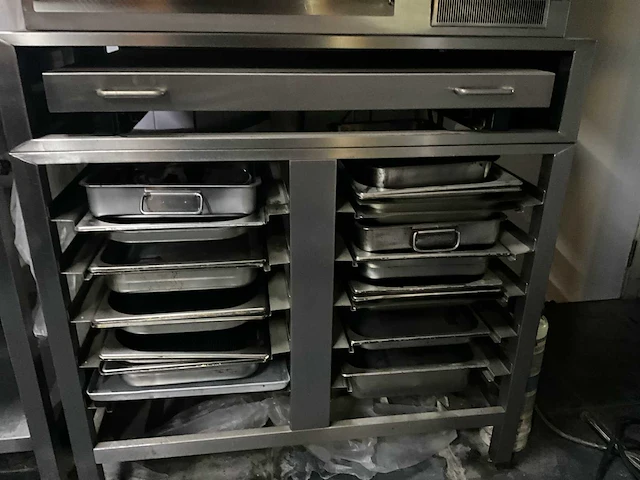 Rvs combisteamer leventi bakermat mastermind op onderstel - afbeelding 4 van  19