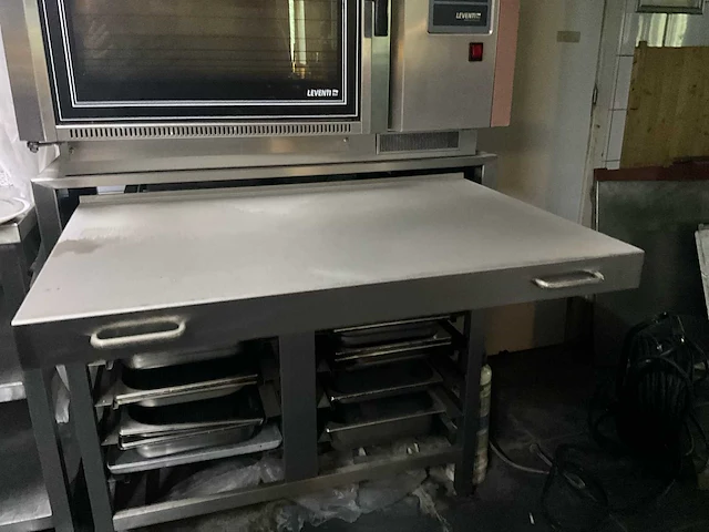 Rvs combisteamer leventi bakermat mastermind op onderstel - afbeelding 9 van  19