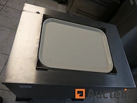 Rvs dienbladsteun mobiele containers se-ms/specialaal - afbeelding 1 van  5