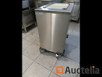 Rvs dienbladsteun mobiele containers se-ms/specialaal - afbeelding 2 van  5