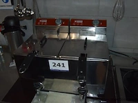 Rvs dubbele friteuse diamond - afbeelding 1 van  2