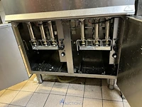 Rvs dubbele gas-friteuse berto's - afbeelding 3 van  4
