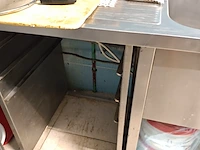 Rvs dubbele spoeltafel - afbeelding 3 van  4