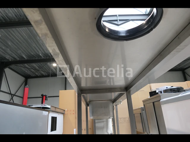 Rvs duiktafel, 1 bak en gat voor afvalbak - afbeelding 3 van  9