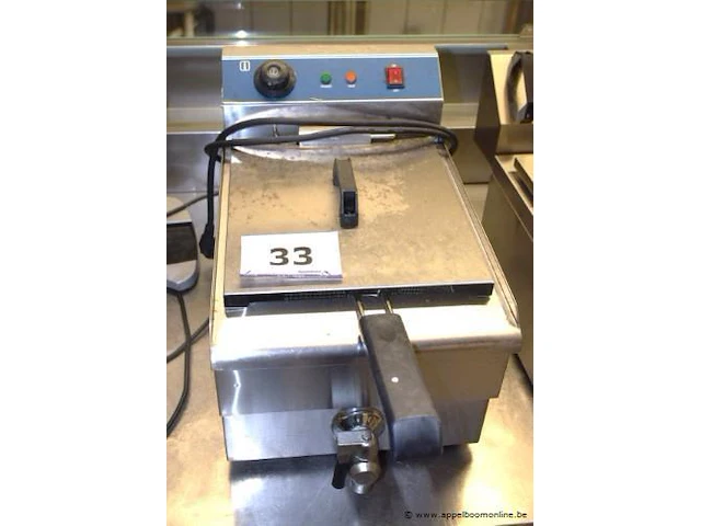 Rvs friteuse, bj 2019 - afbeelding 1 van  2