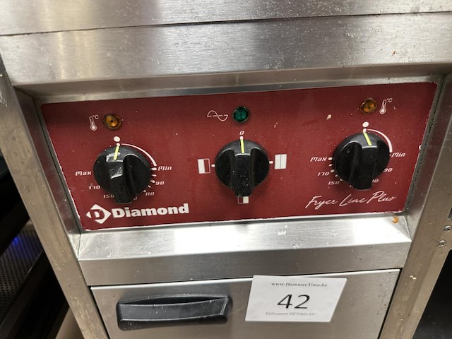 Rvs friteuse diamond - afbeelding 2 van  3