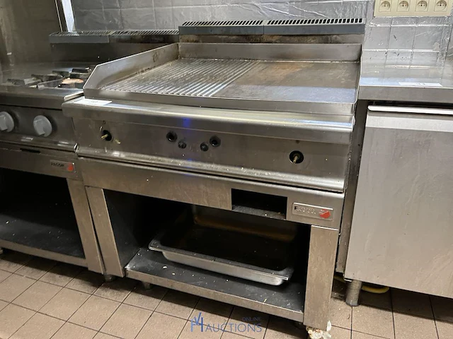 Rvs gas-grillplaat fagor - afbeelding 1 van  2
