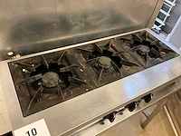 Rvs gasvuur + friteuse tefal easy pro - afbeelding 4 van  7