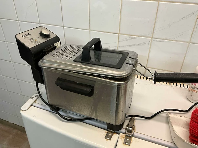 Rvs gasvuur + friteuse tefal easy pro - afbeelding 5 van  7