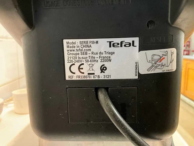 Rvs gasvuur + friteuse tefal easy pro - afbeelding 7 van  7