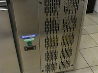 Rvs gekoelde werktafel met chefrek 3 deurs 188x70x90/160 - afbeelding 4 van  4