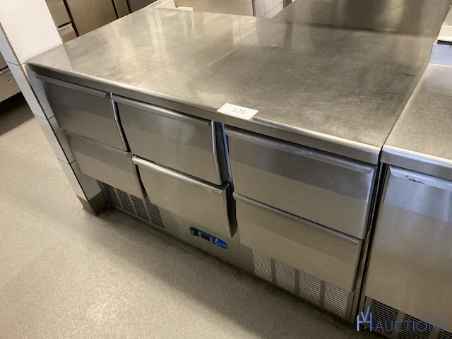 Rvs gekoelde werktafel topcold - afbeelding 2 van  6