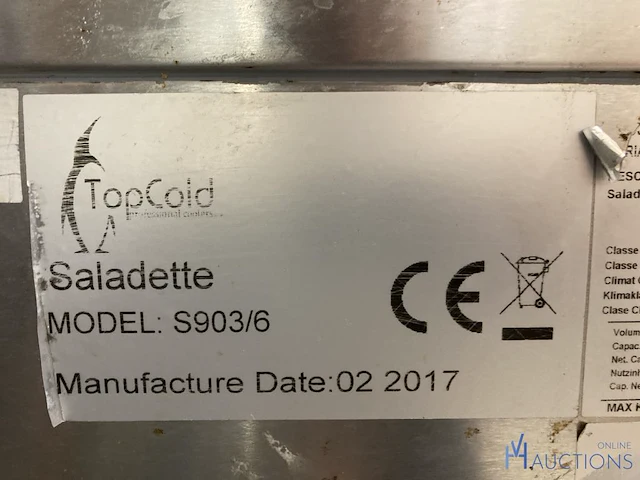 Rvs gekoelde werktafel topcold - afbeelding 6 van  6
