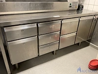 Rvs gekoele werktafel rubbens - afbeelding 3 van  4