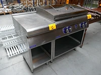 Rvs grill fornuis bonnet + werkblad