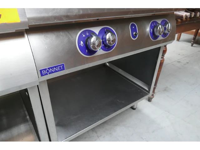 Rvs grill fornuis bonnet + werkblad - afbeelding 4 van  6