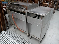 Rvs grill fornuis bonnet + werkblad - afbeelding 5 van  6