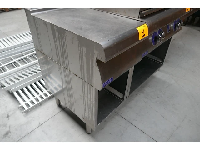 Rvs grill fornuis bonnet + werkblad - afbeelding 6 van  6