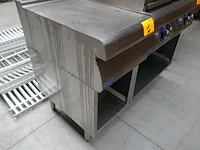 Rvs grill fornuis bonnet + werkblad - afbeelding 6 van  6
