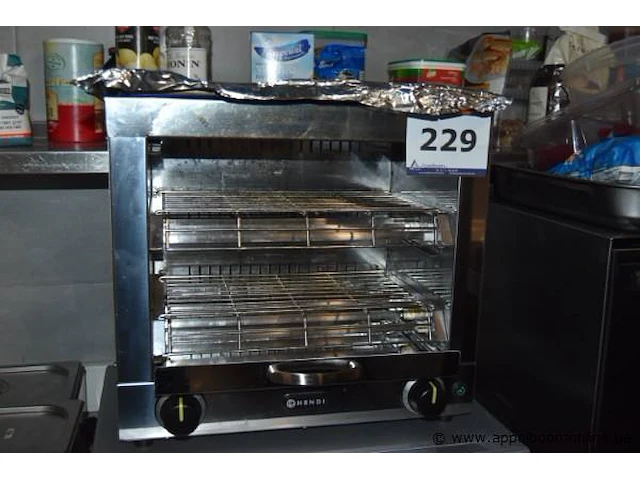 Rvs grill hendi - afbeelding 1 van  2