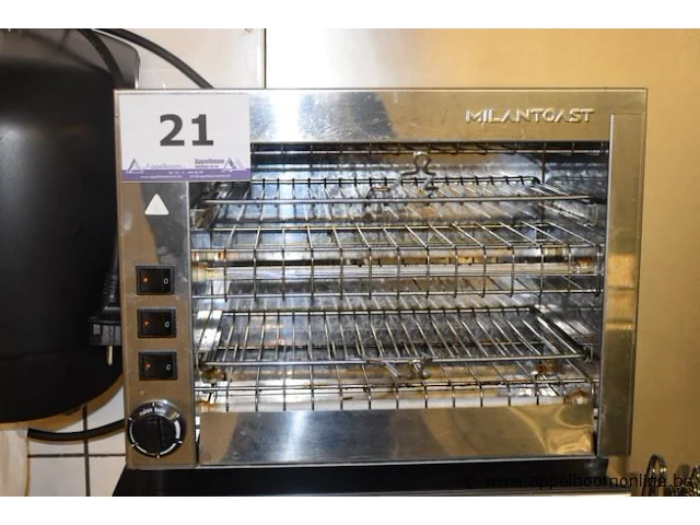 Rvs grill milantoast - afbeelding 1 van  1