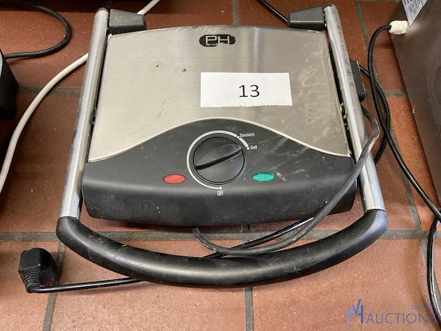 Rvs grillplaat piet huysentruit - afbeelding 1 van  2