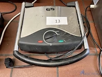 Rvs grillplaat piet huysentruit - afbeelding 1 van  2