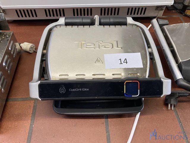 Rvs grillplaat tefal - afbeelding 1 van  2