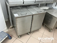 Rvs grondstoffen rolcontainer - afbeelding 2 van  6