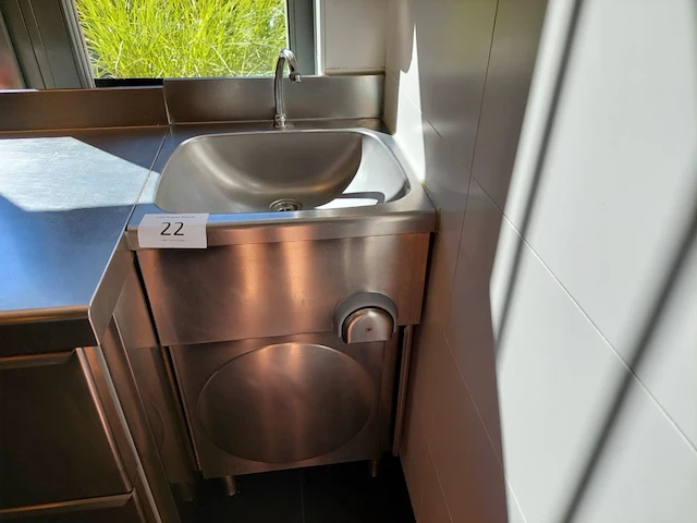 Rvs handenwasser - afbeelding 1 van  3