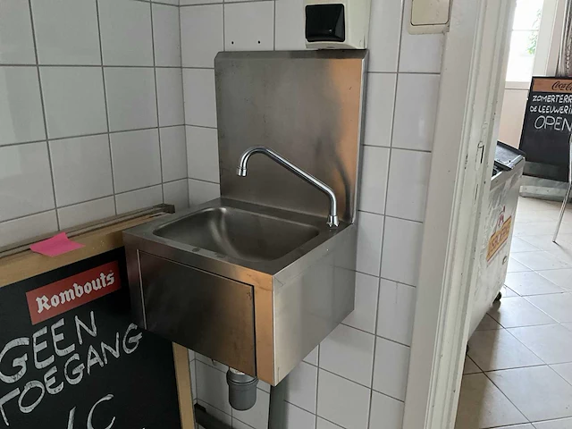 Rvs handenwasser - afbeelding 1 van  4