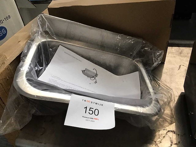 Rvs handwasbak - afbeelding 2 van  4