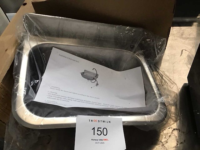 Rvs handwasbak - afbeelding 4 van  4