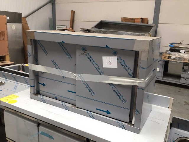 Rvs hangkast - afbeelding 2 van  3