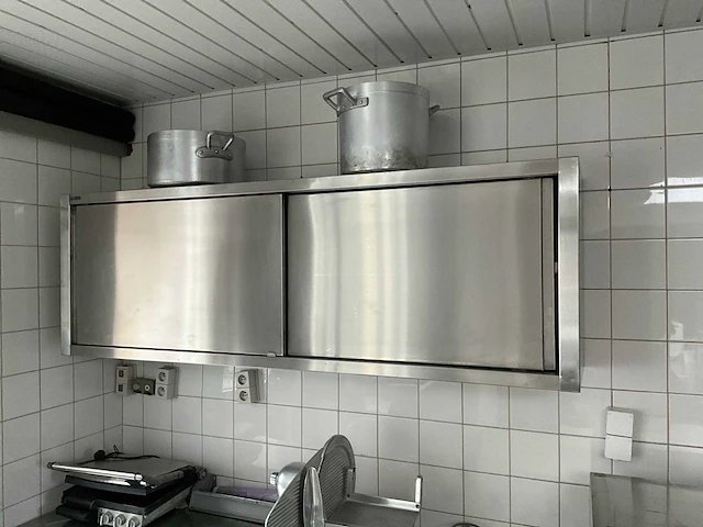 Rvs hangkast - afbeelding 1 van  5