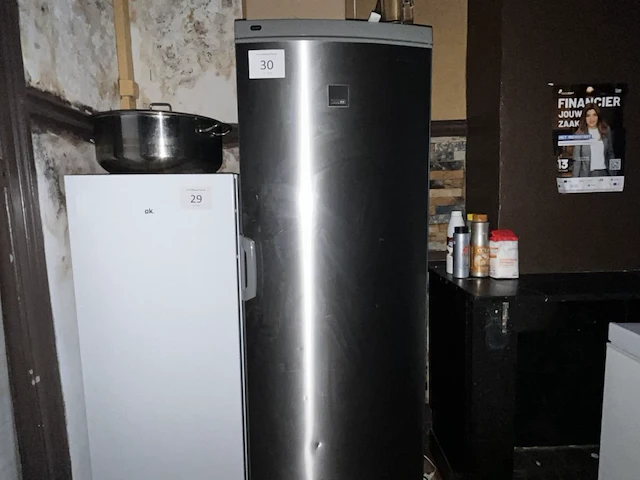 Rvs ijkast zanussi - afbeelding 1 van  3