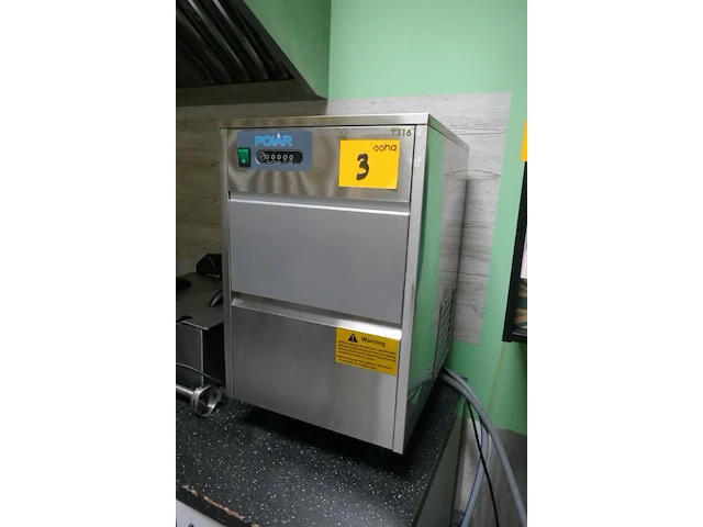 Rvs ijsblokjesmachine polar - afbeelding 1 van  5