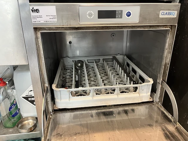 Rvs industriële vaatwasmachine classeq - afbeelding 3 van  4