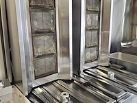 Rvs kebabgrill op gas - afbeelding 1 van  5