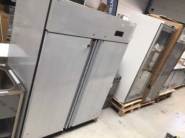 Rvs koelkast dubbel - afbeelding 1 van  9