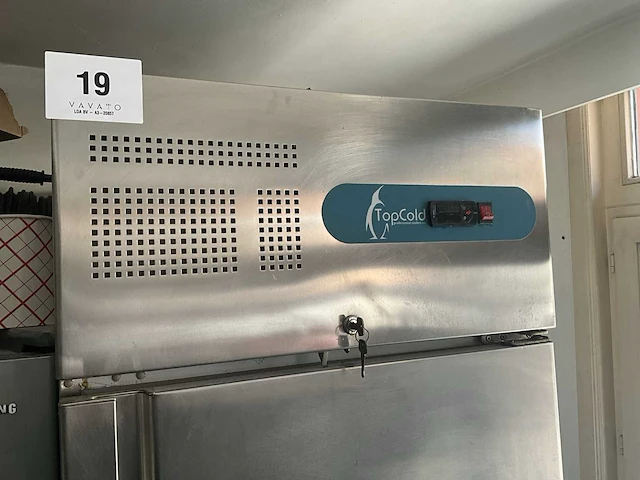 Rvs koelkast topcold tccp-701-l - afbeelding 2 van  5