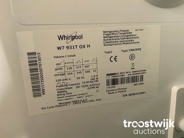 Rvs koelvriescombinatie - afbeelding 5 van  5