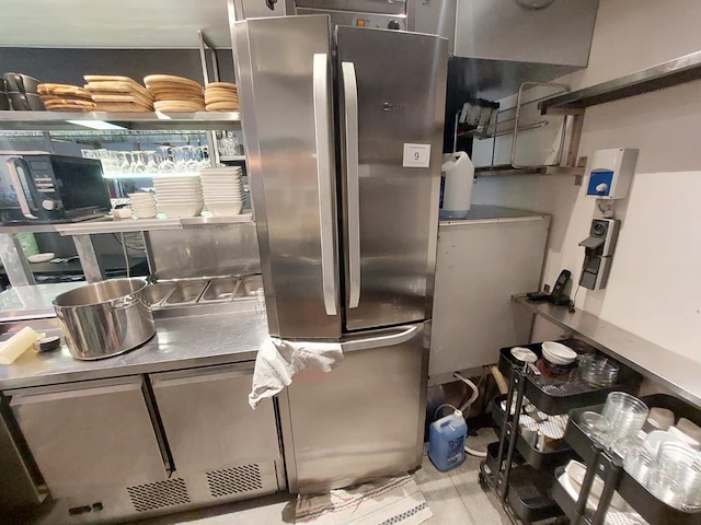 Rvs koel/vrieskast hotpoint ariston - afbeelding 1 van  3