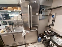 Rvs koel/vrieskast hotpoint ariston - afbeelding 1 van  3