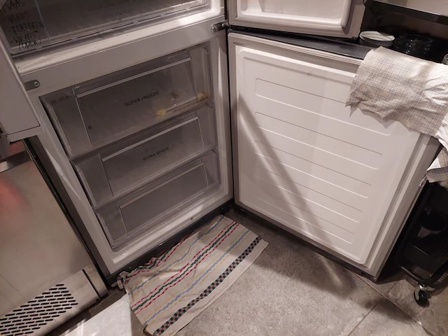 Rvs koel/vrieskast hotpoint ariston - afbeelding 3 van  3
