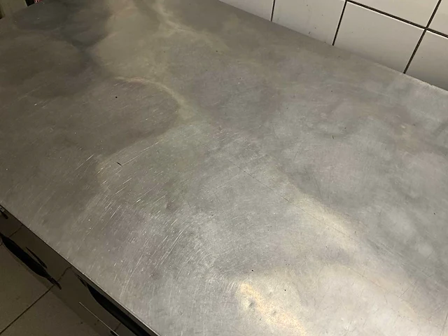 Rvs koelwerkbank – 4 laden + 2 deuren - afbeelding 2 van  10