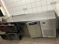 Rvs koelwerkbank – 4 laden + 2 deuren - afbeelding 3 van  10