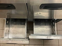 Rvs koelwerkbank – 4 laden + 2 deuren - afbeelding 7 van  10