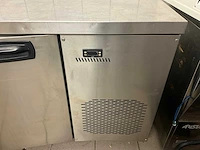 Rvs koelwerkbank – 4 laden + 2 deuren - afbeelding 8 van  10